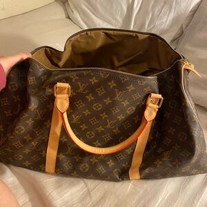 Large monogram duffle bag